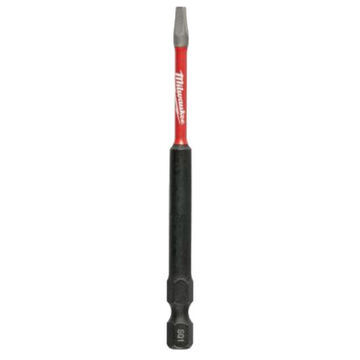 Impact Square Recess Power Bit, Alloy Steel, No. 1 x 3-1/2 in