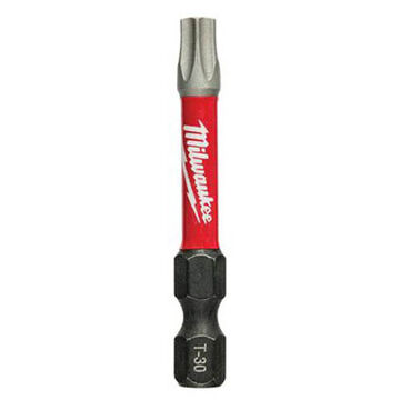 Bit Impact Torx Power, Alloy Steel, No. 30 X 2 In
