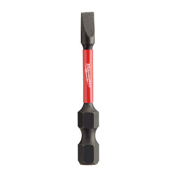 Bit Impact Slotted Power, Alloy Steel, 3/16 In X 2 In, 25/pack