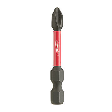 Impact Phillips Power Bit, alliage d'acier, No.2 x 2 pouce, 250/paquet