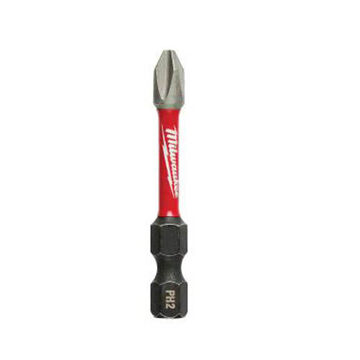 Bit Impact Phillips Power, Alloy Steel, No. 2 X 2 In, 15/pack