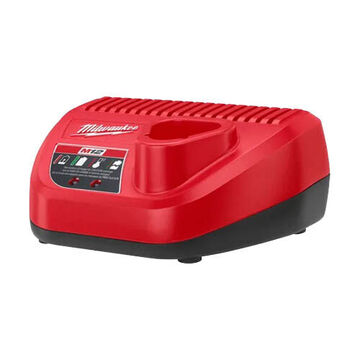 Chargeur de batterie pour outils électriques, Lithium-Ion, 3 Ah, 1. 120 VAC, 12 V, Noir, Rouge