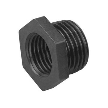 Hole Saw Arbor Adapter, Black, Steel