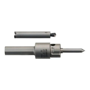 Hole Saw, Quick-Change Centering Pin Arbor, High Speed Steel, Silver, 3/4 to 3 in, 1/2 in, Flat, Unthreaded, 22 in