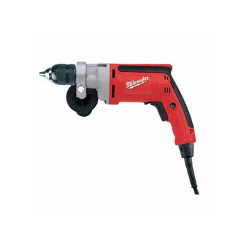 Corded Drill, Plastic/Metal, Single Sleeve, 1/2 in, 0 to 850 rpm, 120 VAC, 7 A, 3 in X 9-7/8 in X 13-1/4 in, 8 ft Cord