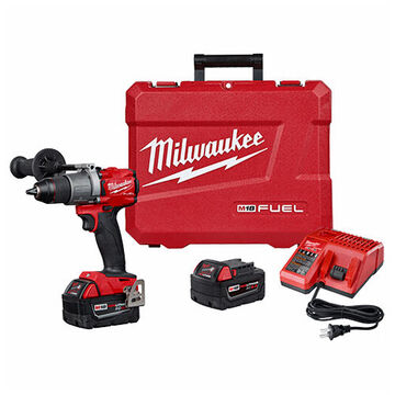 Hammer Drill/Driver Kit, Black/Red, Metal, 12 V, 1500 rpm, 2.25 x 7.6 x 7 in 