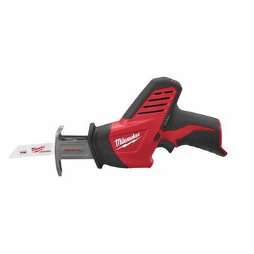 Compact, Cordless Reciprocating Saw, Straight, Metal Shoe, 1.5 Ah, 12 V, 0 to 3000 spm, 11 in