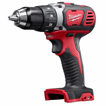 Cordless Drill Driver, 1/2 in, 1800 rpm, 500 in-lb, Black/Red, Metal, 7-1/4 in 