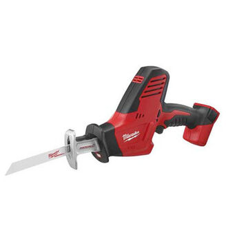 Brushless, Cordless Reciprocating Saw, Straight, Metal Shoe, 5 Ah, 18 V, 3000 spm, 13 in