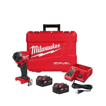 Cordless Impact Driver Kit, 1/4 in, Hex, 0 to 3900 rpm, 18 V