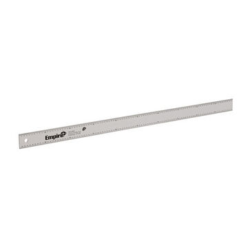 Ruler Heavy-duty Straight Edge, Silver, Aluminum, 2 In X 1/8 In X 1 M 