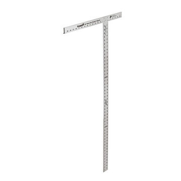 Professional Drywall T-Square, 22 in x 48 in, Aluminum, Silver