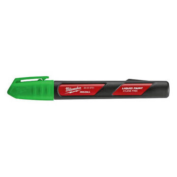 Liquid Paint Marker, Durable Nib, Acrylic Nib, Plastic, Green, 0.79 x 6.09 x 0.93 in