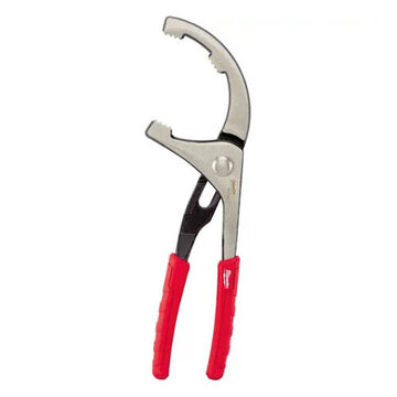 PVC/Oil Filter Plier, Rubber Grip, Comfort Grip, 3.5 x 9 in