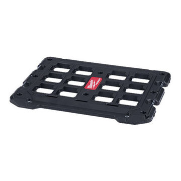Modular Storage System Mounting Plate, 18-3/8 in x 23-1/4 in x 1--1/4 in, Polymer, Black