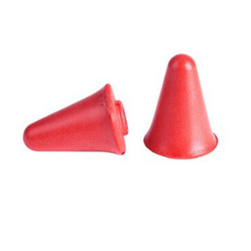 Ear Plug Replacement Foam, Foam, Red, 1 In X 2 In X 2 In