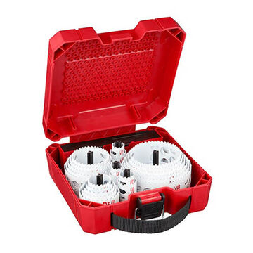 All-Purpose Professional Hole Saw Kit, High Speed Steel Bit, 28 Pieces, Single Ended