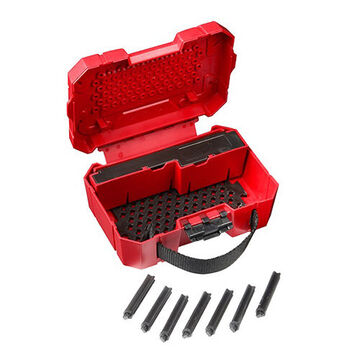 Small Hole Saw Case, Plastic, 8.125 in x 2.75 in x 5.5 in