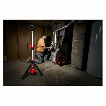 Tower Light Dual Power, Led, 12 V, 5.5 X 5.75 X 30.5 In, 50000 Hr, 6.65 Lb