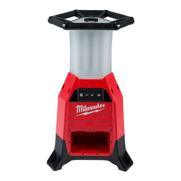 Site Light Cordless Or Corded, Polymer, Natural Light, Red, Led Lamp, 18 V, 14 In