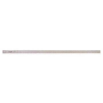 1-Stage Heavy-Duty Straight Edge, Aluminum, 2 in x 48 in, 1/16 in, 8th and 16th Graduations