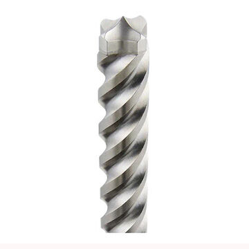 Drill Bit 4-cutter Rotary Hammer, 45/64 In Shank, 3/4 In Dia X 36 In Lg, Solid Head Carbide