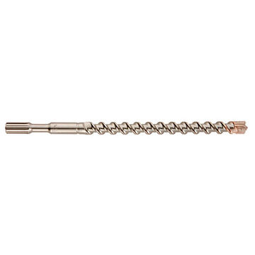 Drill Bit 4-cutter Rotary Hammer, 3/4 In Shank, 5/8 In Dia X 22 In Lg, Carbide