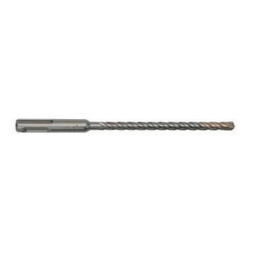 Drill Bit 4-cutter Rotary Hammer, 13/32 In Shank, 1/4 In Dia X 4 In Lg, Solid Head Carbide