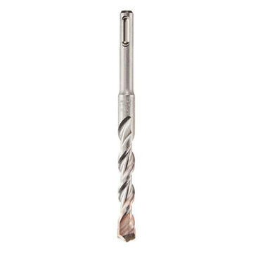 Drill Bit 2-cutter Rotary Hammer, 25/64 In Shank, 7/8 In Dia X 16 In Lg, Carbon Steel