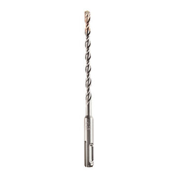 Drill Bit 2-cutter Rotary Hammer, 25/64 In Shank, 7/8 In Dia X 16 In Lg, Carbon Steel