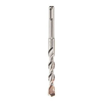 2-Cutter Rotary Hammer Drill Bit, 25/64 in Shank, 7/8 in Dia x 16 in lg, Carbon Steel