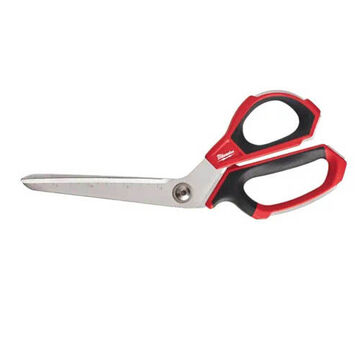 Jobsite Scissor, Black, Red, Steel, 4-1/2 in x 9-1/2 in x 4-1/2 in