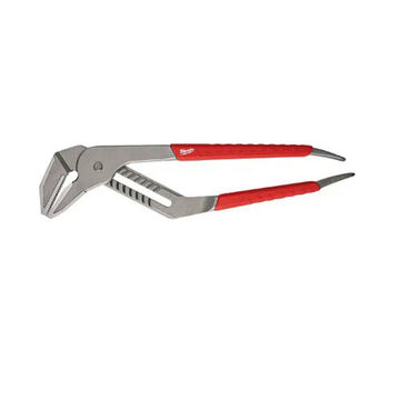 Plier Straight Jaw, Polished, Steel, Comfort Grip, 5-1/2 X 2.8 X 31/64 In