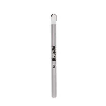 Drill Bit Single End Jobber, Round, 1/8 In Shank, 1/8 In Dia, 2 In, Carbide