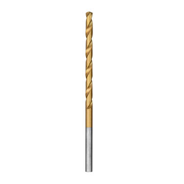Bit Twist Jobber Drill, Round, 3/8 In Shank, 3/32 In Dia, 2-1/4 In Lg, High Speed Steel