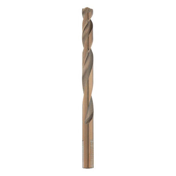 Twist Jobber Drill Bit, 3-Flat, 11/32 in Shank, 11/32 in Dia, 4.88 in lg, Steel