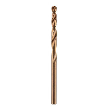 Twist Jobber Drill Bit, Round, 4.2 mm Dia, 3 mm lg, Cobalt