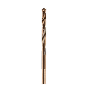 Twist Jobber Drill Bit, 3-Flat, 6.8 mm Dia, 4.3 mm lg, Cobalt