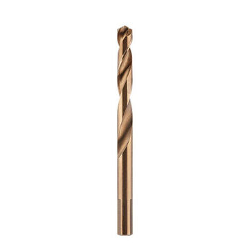 Twist Jobber Drill Bit, 3-Flat, 9.5 mm Dia, 5.2 mm lg, Cobalt