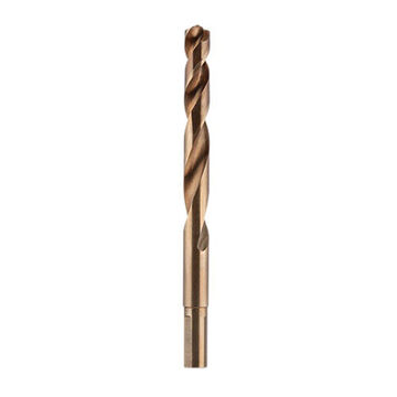 Twist Jobber Drill Bit, 3-Flat Reduced, 3/8 in Shank, 11.5 mm Dia, 5.6 in lg, Cobalt