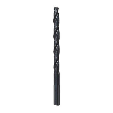 Twist Jobber Drill Bit, 3-Flat, 15/64 in Shank, 15/64 in Dia, 3-7/8 in, High Speed Steel