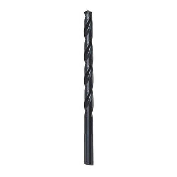 Twist Jobber Drill Bit, 3-Flat, 9/32 in Shank, 9/32 in Dia, 4-1/4 in, High Speed Steel