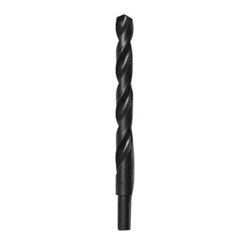 Twist Jobber Drill Bit, 3-Flat, 3/8 in Shank, 3/8 in Dia, 5 in, High Speed Steel