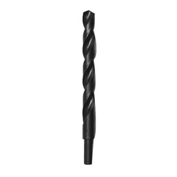Twist Jobber Drill Bit, 3-Flat, 27/64 in Shank, 27/64 in Dia, 5-3/8 in, High Speed Steel