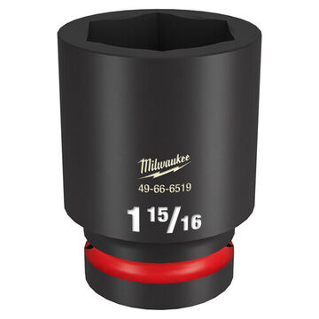 Socket Deep Length Impact, 1 In Drive, 1-15/16 In Socket, 2.8 In Lg, Forged Steel