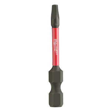 Bit Impact Screwdriver, No. 1, 2 In Lg, Square Point, Alloy Steel