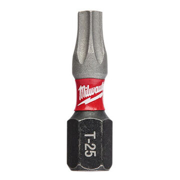 Impact Screwdriver Bit, No. 40, 2 in lg, Torx Point, Alloy Steel