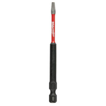 Bit Impact Screwdriver, No. 1, 3-1/2 In Lg, Square Point, Alloy Steel