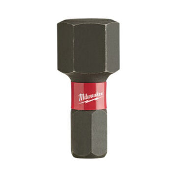 Bit Impact Screwdriver, 10 Mm, 1 In Lg, Hex Point, Steel