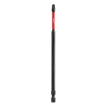 Bit Impact Screwdriver, No. 3, 6 In Lg, Square Point, Alloy Steel